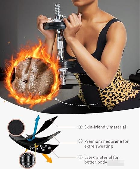 LUXECOMEB Triple-Wrap Thermal Waist Sculptor