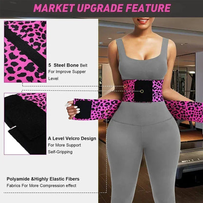 LUXECOMEB Triple-Wrap Thermal Waist Sculptor