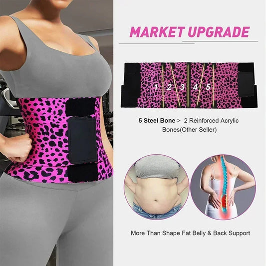 LUXECOMEB Triple-Wrap Thermal Waist Sculptor