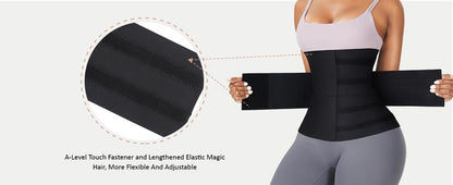 LUXECOMEB Triple-Wrap Thermal Waist Sculptor
